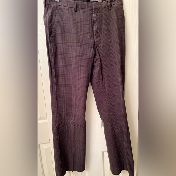 Banana Republic plaid pants with hints of black, grey, red. - Picture 7 of 7